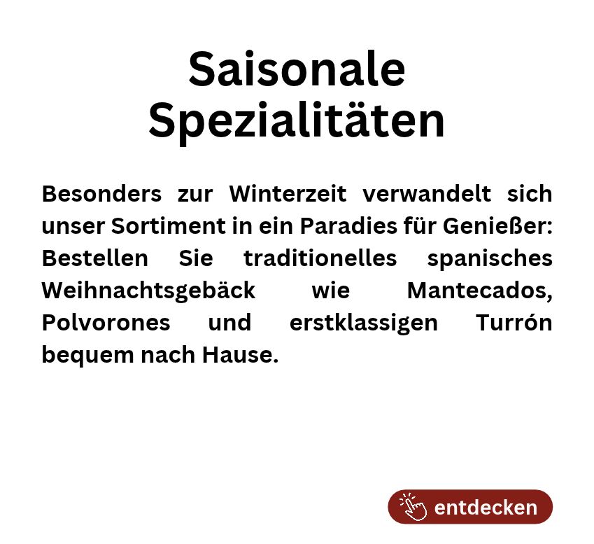 Spanisches Weihnachtsgebaeck