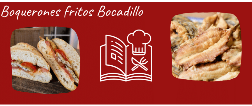 Boquerones fritos im Bocadillo