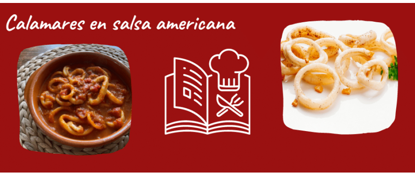 Tintenfischringe in amerikanischer Sauce