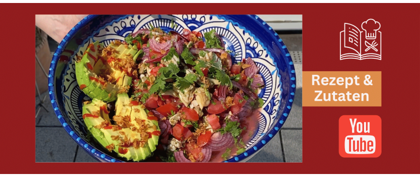 Salat mit Venusmuscheln - Ceviche de Almejas