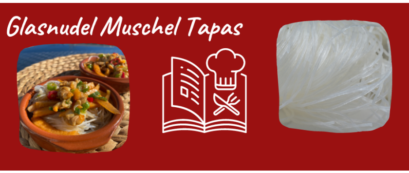 Glasnudel Muschel Tapas