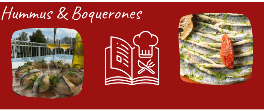 Hummus & Boquerones Tapas