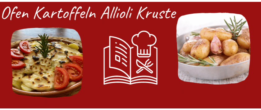 Kartoffeln aus dem Ofen mit Allioli Kruste