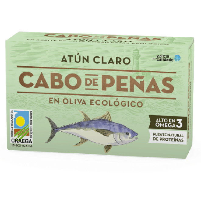 Cabo de Peñas - Atun Claro - Thunfisch in Bio-Olivenöl