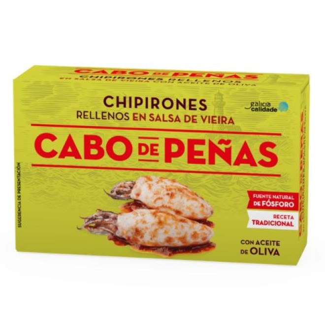 Cabo de Peñas - Chipirones rellenos en salsa Vieira