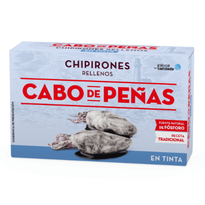 Cabo de Peñas - Chipirones rellenos en su tinta