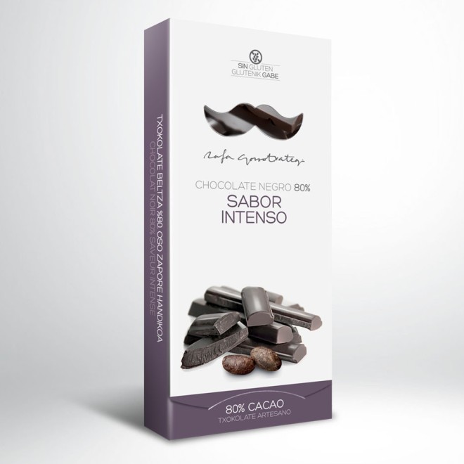 Gorrotxategi - Chocolate Negro 80% Sabor Intenso