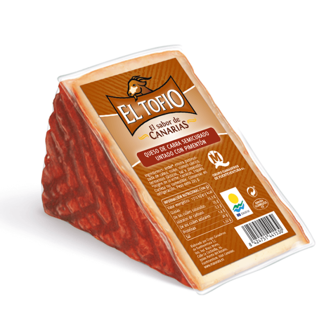 El Tofio - Halbgereifter kanarischer Paprika-Ziegenkäse
