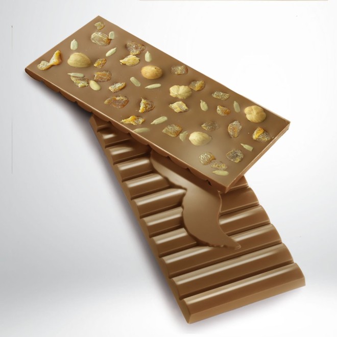Gorrotxategi - Chocolate con Leche 32% con Caramelo y Avellanas