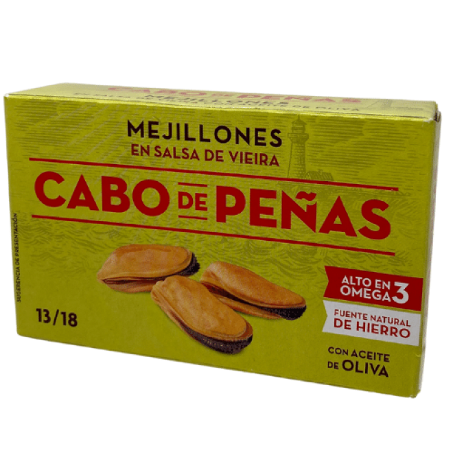 Cabo de Peñas - Mejillones en salsa de viera