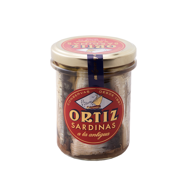 Ortiz Sardines in olive oil in a jar