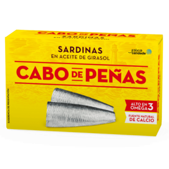 Cabo de Peñas - Sardinas - Sardinen in Sonnenblumenöl