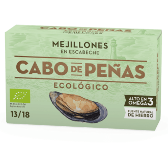 Cabo de Peñas - Mejillones - Miesmuscheln in Bio Escabeche Marinade