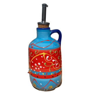 Ölspender für Olivenöl - Aceitera Rosalia - Rojo Azul