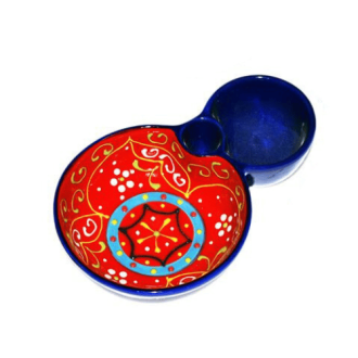 Olivenschale - Ocho Rosalia - Rojo Azul