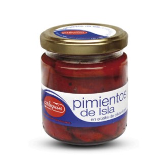 Arlequin - Pimientos de Isla - Paprikaschoten in nativem Olivenöl