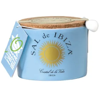 Sal de Ibiza - Fleur de Sel mit schwarzem Knoblauch
