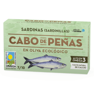 Cabo de Peñas - Sardinillas - Kleine Sardinen in Bio-Olivenöl
