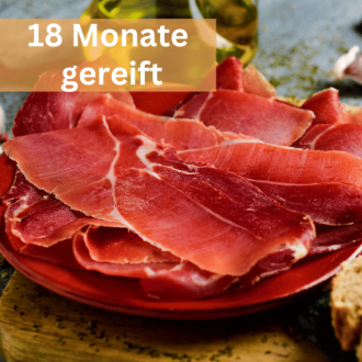 Juan Borras - Bodega Serrano Schinken 18 Monate luftgetrocknet - in feinen Scheiben