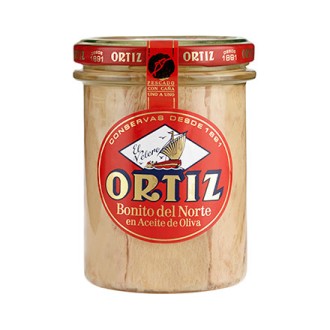 Ortiz - Weißer Thunfisch - Bonito del Norte in Olivenöl - 150g Glas