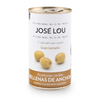 Jose Lou - Grüne Manzanilla Oliven mit Sardellenfüllung