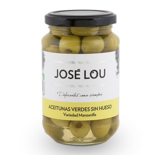 Jose Lou - Grüne Manzanilla Oliven ohne Kern