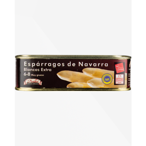 Anko - Espárragos - Extra Dick - Weißer Spargel aus Navarra Extra - 250g