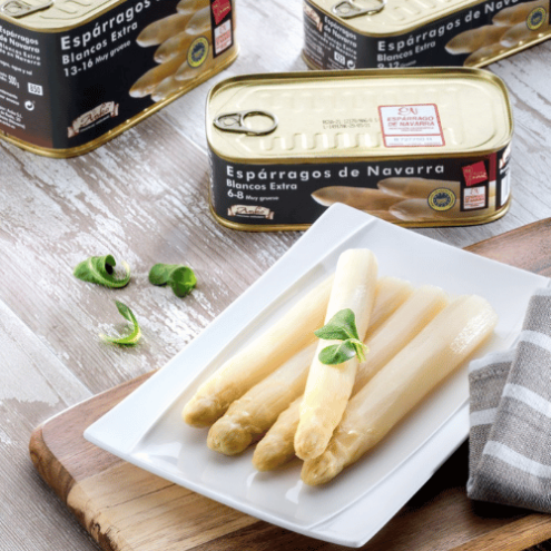 Anko - Espárragos - Extra Dick - Weißer Spargel aus Navarra Extra - 250g