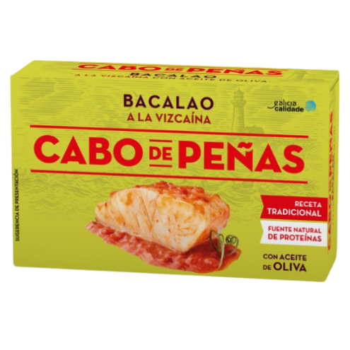 Cabo de Peñas - Bacalao - Kabeljau auf Biskaya Art