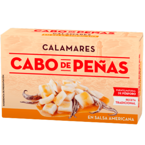 Cabo de Peñas - Calamares - Tintenfisch Stücke in amerikanischer Sauce