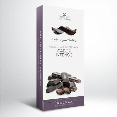 Gorrotxategi - Chocolate Negro 80% Sabor Intenso