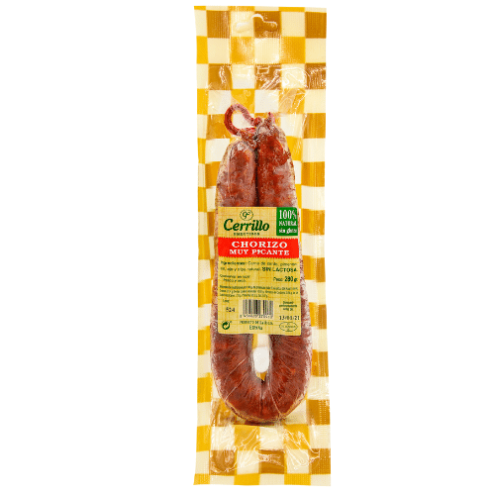 Embutidos Cerrillo - Chorizo Muy Picante - sehr pikante Paprikawurst