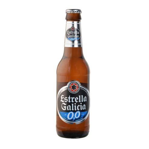 Estrella Galicia - Alkoholfrei - Spanisches Bier 0,33l