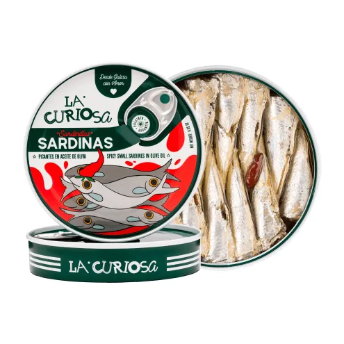 La Curiosa - Sardinas Picantes en aceite de oliva