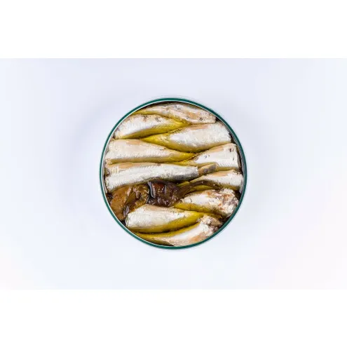 La Curiosa - Sardinas en aceite de oliva con pimiento de padron