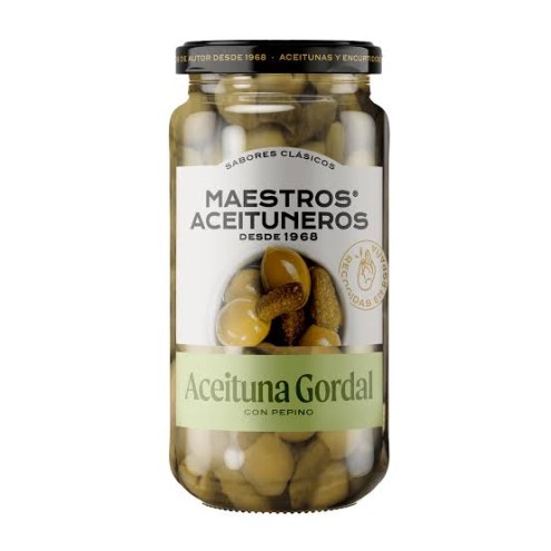 Maestros Aceituneros - Gordal Oliven mit Gurke