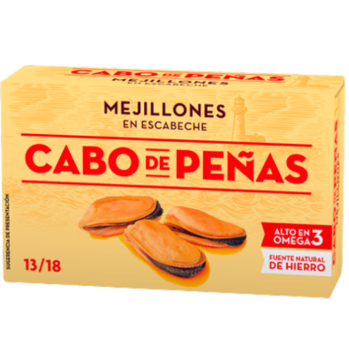 Cabo de Peñas - Mejillones - Miesmuscheln in Escabeche Marinade