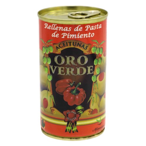 Oro Verde - Rellenas de Pasta de Pimiento - Oliven mit Paprikapaste