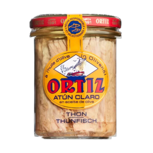 Ortiz - Gelbflossen Thunfisch in Olivenöl - Atún Claro - 150g Glas
