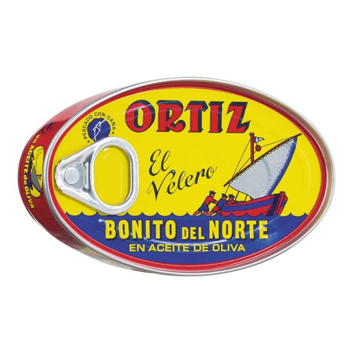 Ortiz - Weißer Thunfisch - Bonito del Norte in Olivenöl - ovale Dose