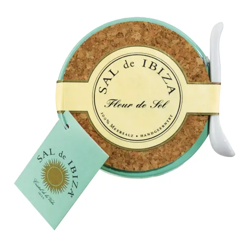 Sal de Ibiza - Fleur de Sel im Keramik-Topf