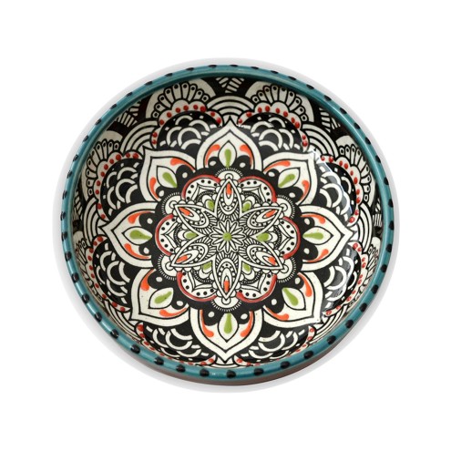 Salatschale - Gazania - Turquesa Blanco