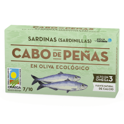 Cabo de Peñas - Sardinillas - Kleine Sardinen in Bio-Olivenöl