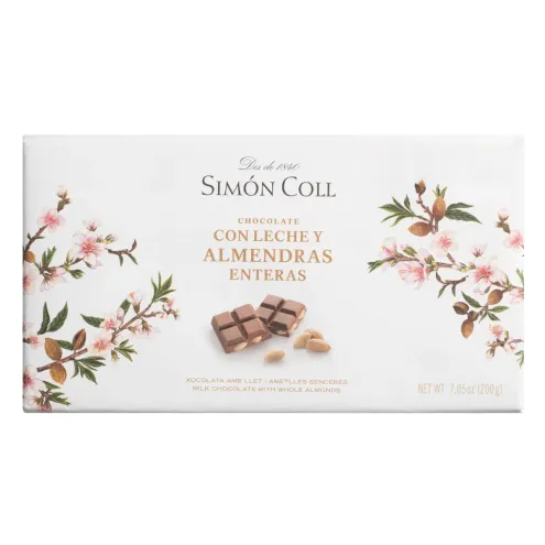 Simón Coll - Vollmilchschokolade mit ganzen Mandeln