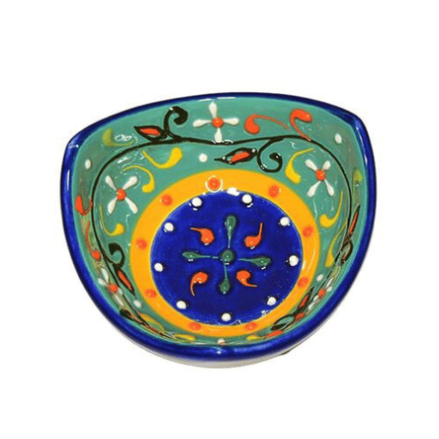 Tapas Schälchen - Cuenco de 3 Picos Rosalia - Verde Azul
