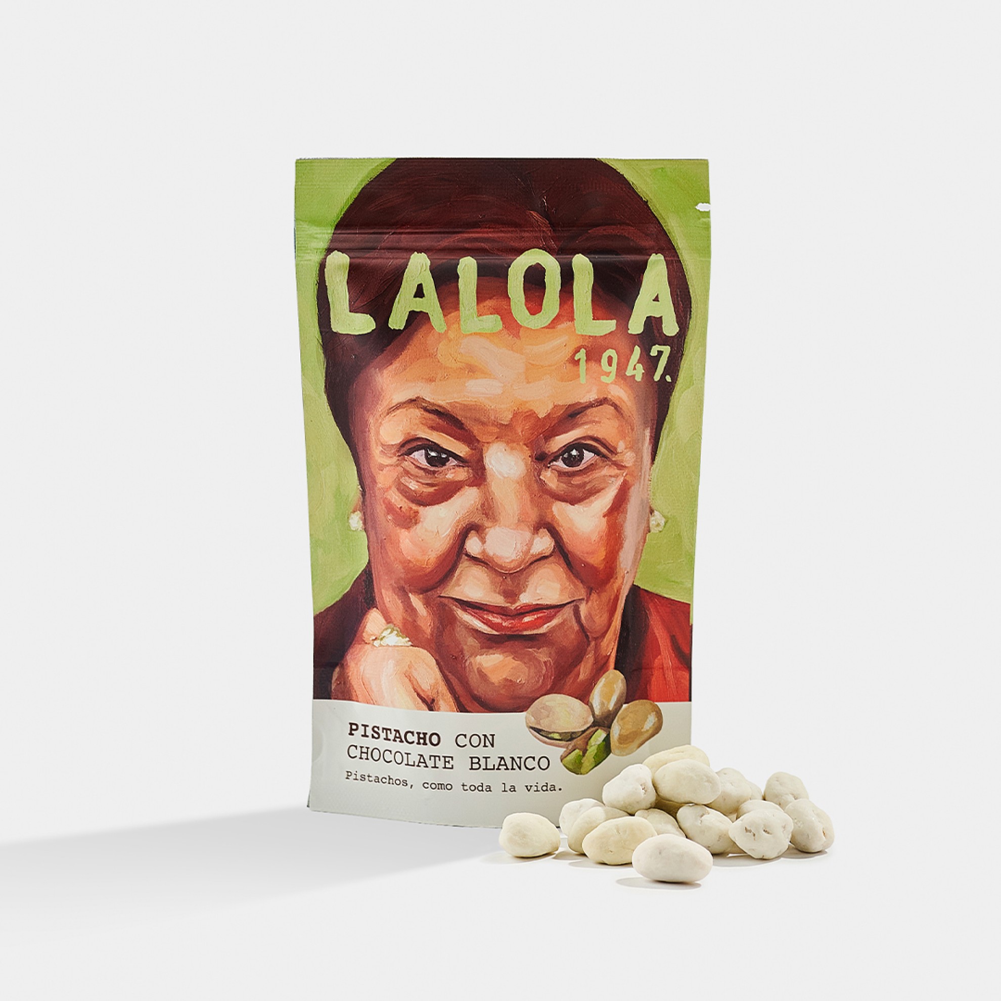 Lalola 1947 - Pistachos con chocolate blanco