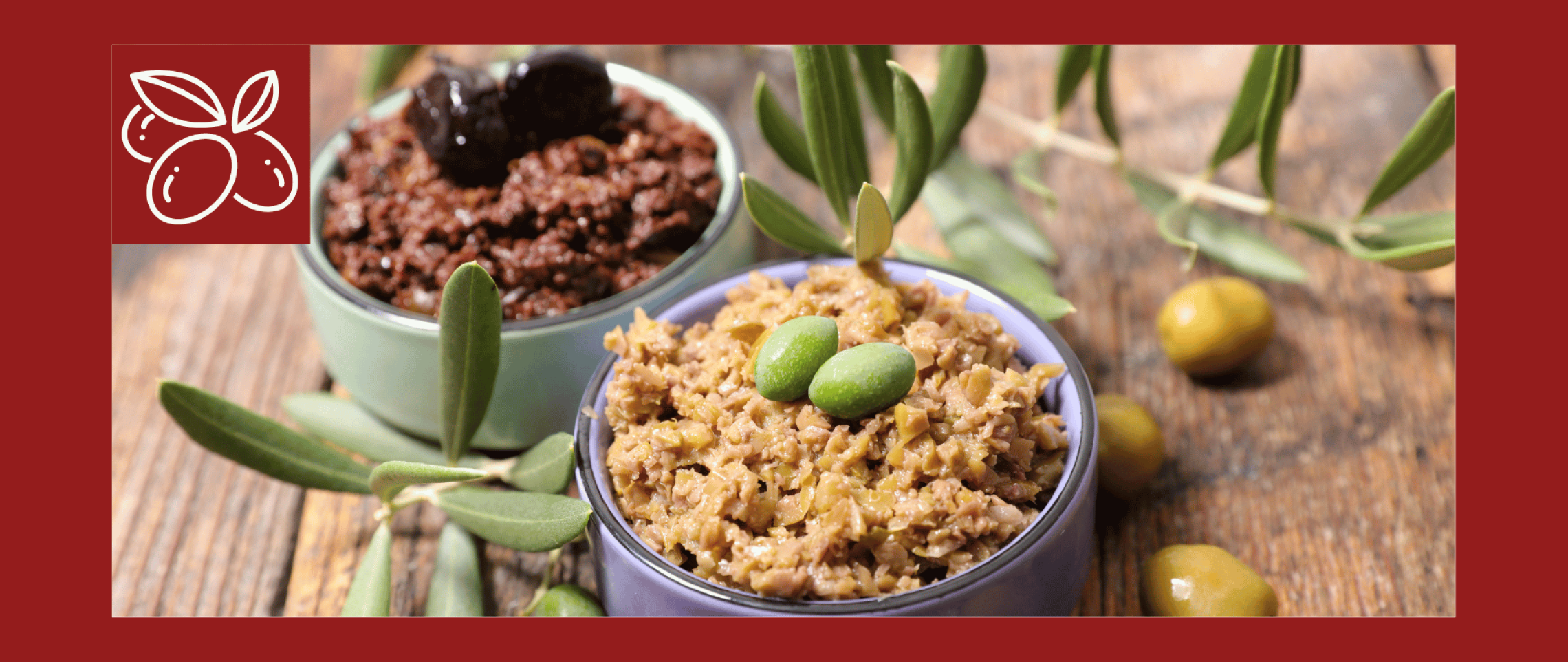 Olivenpaste und Tapenade