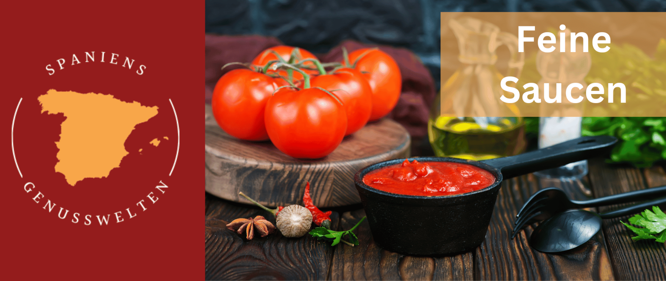 Spanische Saucen Mojos und Dressings